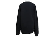 Load image into Gallery viewer, BALMAIN バルマン スウェットシャツ 32791340 コットン プリント ブラック シルバー サイズS 美品 中古 4c069787