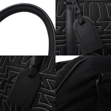 Load image into Gallery viewer, LOUIS VUITTON ルイヴィトン キーポルバンドリエール50 ボストンバッグ M21428 LVスノーカプセルコレクション ナイロン レザー 美品 中古 4c069825