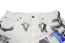 Load image into Gallery viewer, Endless Denim エンドレスデニム デニムパンツ 刺繍 ブラック ホワイト コットン サイズ34 4DA22EC3 美品 中古 4c069832