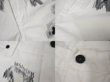 Load image into Gallery viewer, Endless Denim エンドレスデニム デニムパンツ 刺繍 ブラック ホワイト コットン サイズ34 4DA22EC3 美品 中古 4c069832