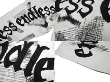 Load image into Gallery viewer, Endless Denim エンドレスデニム デニムパンツ 刺繍 ブラック ホワイト コットン サイズ34 4DA22EC3 美品 中古 4c069832