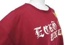 Load image into Gallery viewer, ECKO エコー ドラゴン プリント トップス 半袖Tシャツ ボルドー サウスアフリカ製 サイズL 美品 中古 4c069865