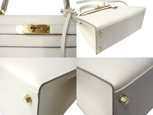Load image into Gallery viewer, 極美品 HERMES エルメス ケリー28 外縫い 2WAY ショルダーバッグ A刻印 ヴォーエプソン クレ ゴールド金具 中古 4c700030
