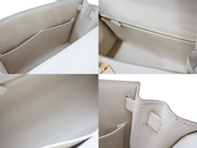 Load image into Gallery viewer, 極美品 HERMES エルメス ケリー28 外縫い 2WAY ショルダーバッグ A刻印 ヴォーエプソン クレ ゴールド金具 中古 4c700030