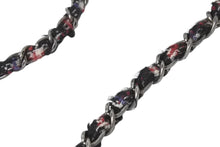 Load image into Gallery viewer, 極美品 CHANEL シャネル ファー ツイード チェーン ショルダーバッグ 14番台 マルチカラー シルバー金具 ココマーク 中古 4c070061