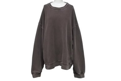 Kanye West カニエウエスト YEEZY SEASON 3 CREWNECK WITH RIB ONYX EARTH KW3M208-111 美品 中古 4c070120 