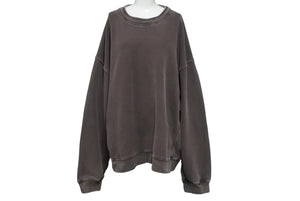 Kanye West カニエウエスト YEEZY SEASON 3 CREWNECK WITH RIB ONYX EARTH KW3M208-111 美品 中古 4c070120 
