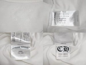CHROME HEARTS クロムハーツ Back Cemetery Cross Tee 半袖Tシャツ サイズL セメタリークロス プリント ホワイト 美品 中古 4c070141