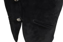 Load image into Gallery viewer, CHROME HEARTS クロムハーツ CLASSIC 2B SUD ベスト サイズM スエード クロスボールボタン シルバー925 カーフレザー 美品 中古 4c070155