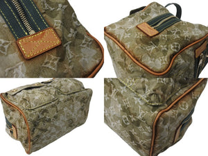 LOUIS VUITTON ルイヴィトン 08AW モノグラモフラージュ デニム ジャスミン ハンドバッグ M95772 カーキ 村上隆 廃盤 美品 中古 4c070269