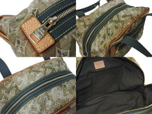Load image into Gallery viewer, LOUIS VUITTON ルイヴィトン 08AW モノグラモフラージュ デニム ジャスミン ハンドバッグ M95772 カーキ 村上隆 廃盤 美品 中古 4c070269