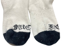 Load image into Gallery viewer, CHROME HEARTS クロムハーツ 靴下 ソックス ロゴ刺繍 ネイビー レッド FUCK YOU ホワイト コットン 良品 中古 4c071021