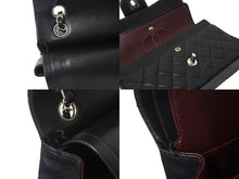 Load image into Gallery viewer, 極美品 CHANEL シャネル チェーンショルダーバッグ マトラッセ23 Wフラップラップ ラムスキン ブラックシルバー 13番台 中古 4c071204