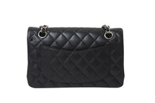 Load image into Gallery viewer, 極美品 CHANEL シャネル チェーンショルダーバッグ マトラッセ23 Wフラップラップ ラムスキン ブラックシルバー 13番台 中古 4c071204