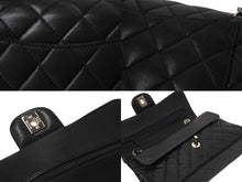Load image into Gallery viewer, 極美品 CHANEL シャネル チェーンショルダーバッグ マトラッセ23 Wフラップラップ ラムスキン ブラックシルバー 13番台 中古 4c071204