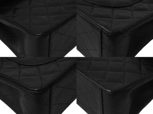 極美品 CHANEL シャネル デカマトラッセ チェーンショルダーバッグ シングルフラップ 3番台 ブラック ゴールド金具 中古 4c074393