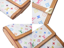 Load image into Gallery viewer, LOUIS VUITTON ルイ ヴィトン 財布 ポルトモネビエカルトクレディ M92983 モノグラム マルチカラー ホワイト 村上隆 ゴールド金具 良品 中古 4c076220