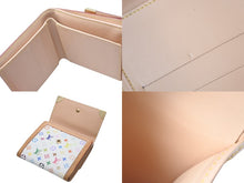 Load image into Gallery viewer, LOUIS VUITTON ルイ ヴィトン 財布 ポルトモネビエカルトクレディ M92983 モノグラム マルチカラー ホワイト 村上隆 ゴールド金具 良品 中古 4c076220