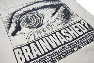 新品未使用 HELLSTAR ヘルスター 23FW アイボール 半袖Ｔシャツ ホワイト プリント BRAINWASHED？ トップス サイズL 中古 4c075175