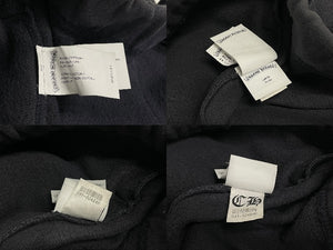 CHROME HEARTS クロムハーツ GRP Y NOT スウェットパンツ サイズL クロスパッチ セメタリークロス レザー シルバー925 美品 中古 4c071789