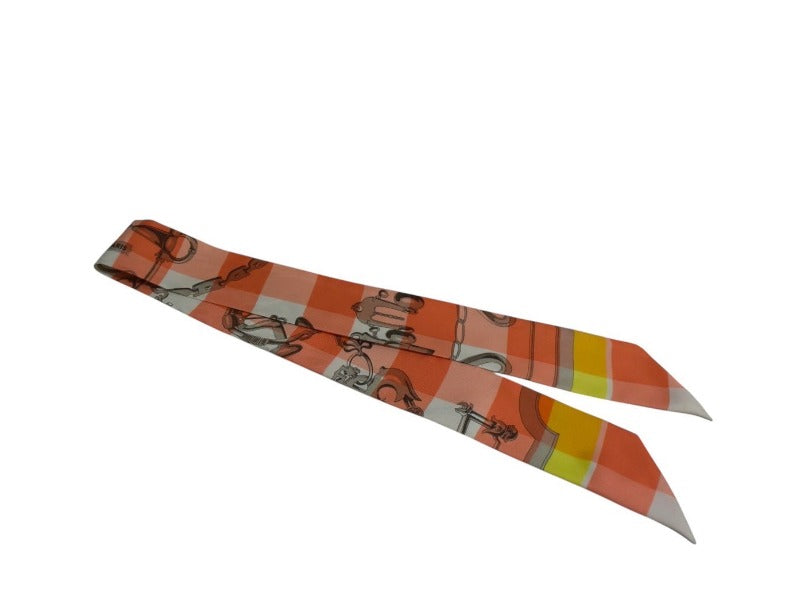 エルメス HERMES ツイリー モール・エ・グルメット・ヴィシー グレー HERMES】エルメス ツイリー モール・エ・グルメット・ヴィシー