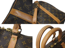 Load image into Gallery viewer, LOUIS VUITTON ルイヴィトン ボストンバッグ M41418 キーポルバンドリエール45 ブラウン PVC ヌメ革 ゴールド金具 美品 中古 4c075989