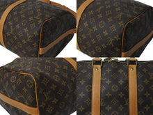 Load image into Gallery viewer, LOUIS VUITTON ルイヴィトン ボストンバッグ M41418 キーポルバンドリエール45 ブラウン PVC ヌメ革 ゴールド金具 美品 中古 4c075989