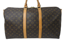 Load image into Gallery viewer, LOUIS VUITTON ルイヴィトン キーポルバンドリエール50 ボストンバッグ M41416 モノグラムキャンバス ブラウン 美品 中古 4c076505