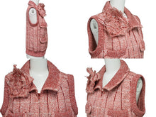 Load image into Gallery viewer, CHANEL シャネル セットアップ ツィード ヴィンテージ ベスト パンツ 01P P17763 P17486 ピンク サイズ38 美品 中古 50069