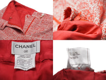 Load image into Gallery viewer, CHANEL シャネル セットアップ ツィード ヴィンテージ ベスト パンツ 01P P17763 P17486 ピンク サイズ38 美品 中古 50069