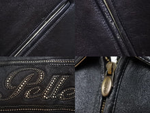 Load image into Gallery viewer, Pelle Pelle ペレペレ ブルゾン ヴィンテージ レザージャケット サイズ46 ブラック メンズウェア 中古 50138