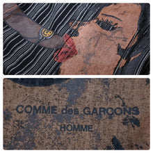 Load image into Gallery viewer, COMME des GARCONS HOMME コムデギャルソンオム キューバ期 ペイントジャケット ブラック サイズS コットン 美品 中古 50144