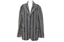 Load image into Gallery viewer, COMME des GARCONS HOMME コムデギャルソンオム キューバ期 ペイントジャケット ブラック サイズS コットン 美品 中古 50144