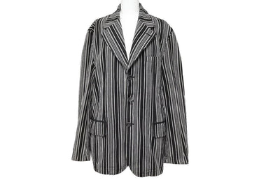 COMME des GARCONS HOMME コムデギャルソンオム キューバ期 ペイントジャケット ブラック サイズS コットン 美品 中古 50144