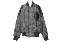 Load image into Gallery viewer, ISSEY MIYAKE IS イッセイミヤケ ツモリチサト期 ロゴ レザー×ツイード ジャケット 9号 RG33056 グレー 美品 中古 50153