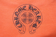 Load image into Gallery viewer, ChromeHearts クロムハーツ ダガー 半袖Tシャツ ロゴ トップス USA製 コットン オレンジ サイズL 良品 中古 50202
