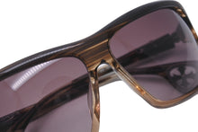 Load image into Gallery viewer, CHROME HEARTS クロムハーツ thurust サングラス 眼鏡 ヴィンテージ JAPAN製 プラスチック ブラウン シルバー 美品 中古 50205