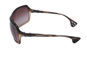 CHROME HEARTS クロムハーツ thurust サングラス 眼鏡 ヴィンテージ JAPAN製 プラスチック ブラウン シルバー 美品 中古 50205