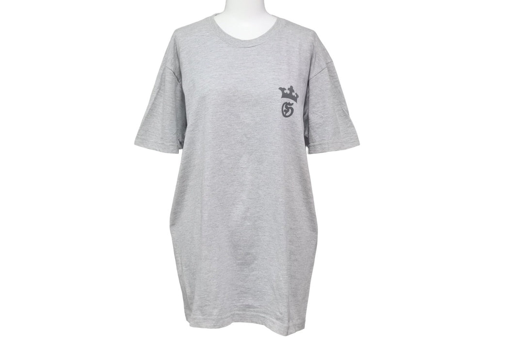 Gaboratory 半袖Tシャツ Mサイズ ガボラトリー GABOR ガボール シルバー アクセサリー グレー デカロゴ 中古 50247