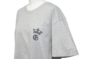 Gaboratory 半袖Tシャツ Mサイズ ガボラトリー GABOR ガボール シルバー アクセサリー グレー デカロゴ 中古 50247