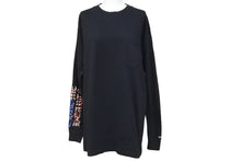 Load image into Gallery viewer, CHROME HEARTS クロムハーツ 長袖Ｔシャツ アメリカ 星条旗 ブラック コットン サイズM 美品 中古 50254