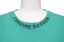 Load image into Gallery viewer, CHROME HEARTS クロムハーツ 半袖Ｔシャツ ボルドー ダガー 首ロゴ コットン グレーン サイズL 美品 中古 50259
