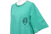 Load image into Gallery viewer, CHROME HEARTS クロムハーツ 半袖Ｔシャツ ボルドー ダガー 首ロゴ コットン グレーン サイズL 美品 中古 50259