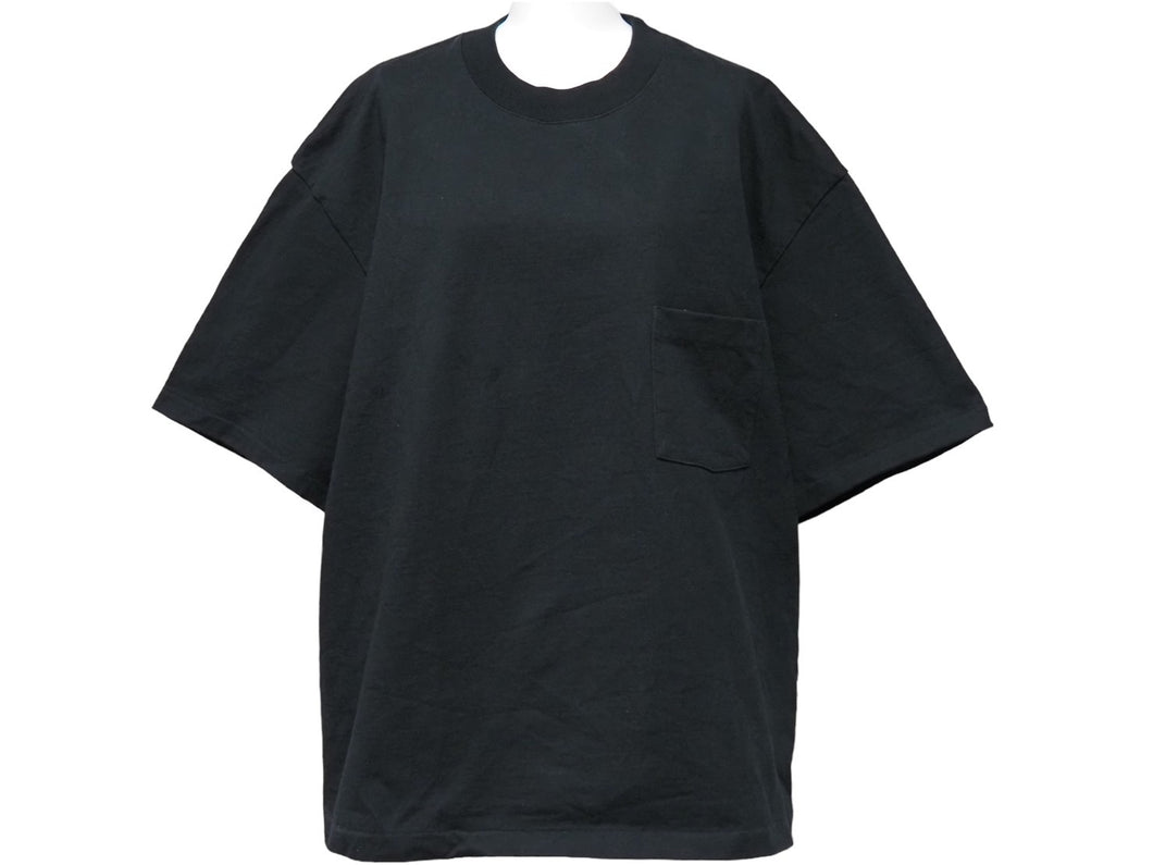 AURALEE オーラリー 半袖Ｔシャツ トップス 23SS STAND UP Tee A23ST01SU サイズ4 コットン ブラック メンズ 美品 中古 50504
