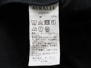 AURALEE オーラリー 半袖Ｔシャツ トップス 23SS STAND UP Tee A23ST01SU サイズ4 コットン ブラック メンズ 美品 中古 50504