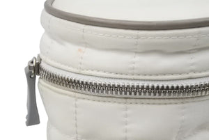 CHANEL シャネル SPORTSLINE スポーツライン ドリンクケース ショルダー ナイロン ホワイト ブラック シルバー 美品 中古 50625