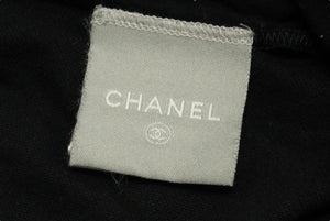 CHANEL シャネル スポーツ ジャージパンツ ボトムス P28399K00082 コットン ポリアミド エラスタン ブラック 36 美品 中古 50745