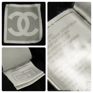 CHANEL シャネル スポーツ ジャージパンツ ボトムス P28399K00082 コットン ポリアミド エラスタン ブラック 36 美品 中古 50745