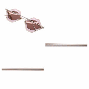 極美品 CHROME HEARTS クロムハーツ メガネ サングラス PPO CHOMPER ゴールド ピンク 24K サイズ55□20 中古 50750