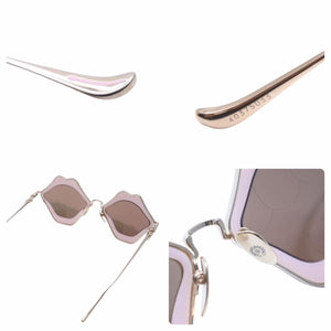 極美品 CHROME HEARTS クロムハーツ メガネ サングラス PPO CHOMPER ゴールド ピンク 24K サイズ55□20 中古 50750